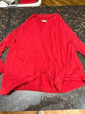 Athleta cardigan wrap - Cardinal red color